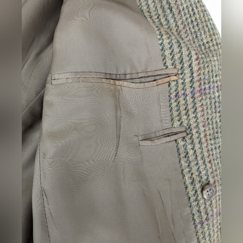 Ralph Lauren Brown Tan Sport Coat with Herringbone Pattern - Picture 8 of 15